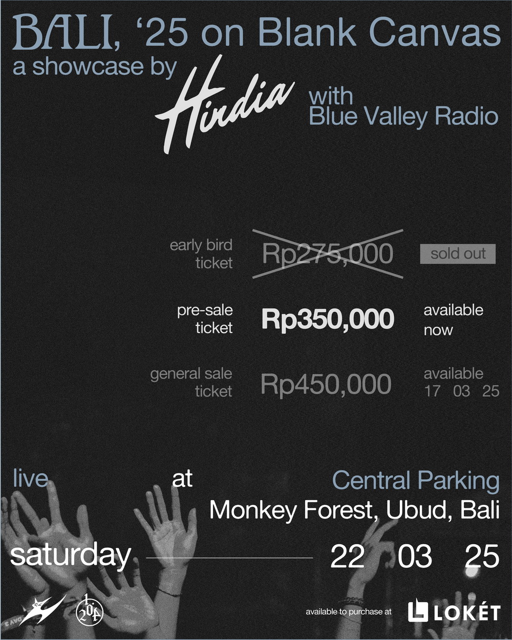 Hindia Konser 25 on Blank Canvas di Bali