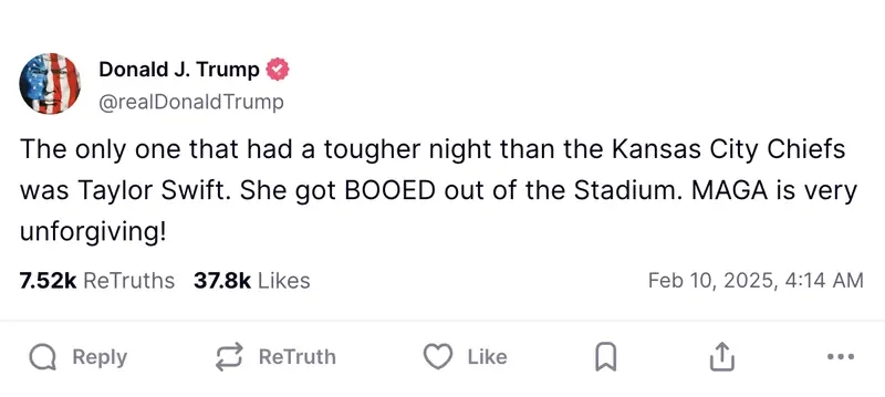 Donald Trump Komentari Pertunangan Taylor Swift dan Travis Kelce, Ini Katanya