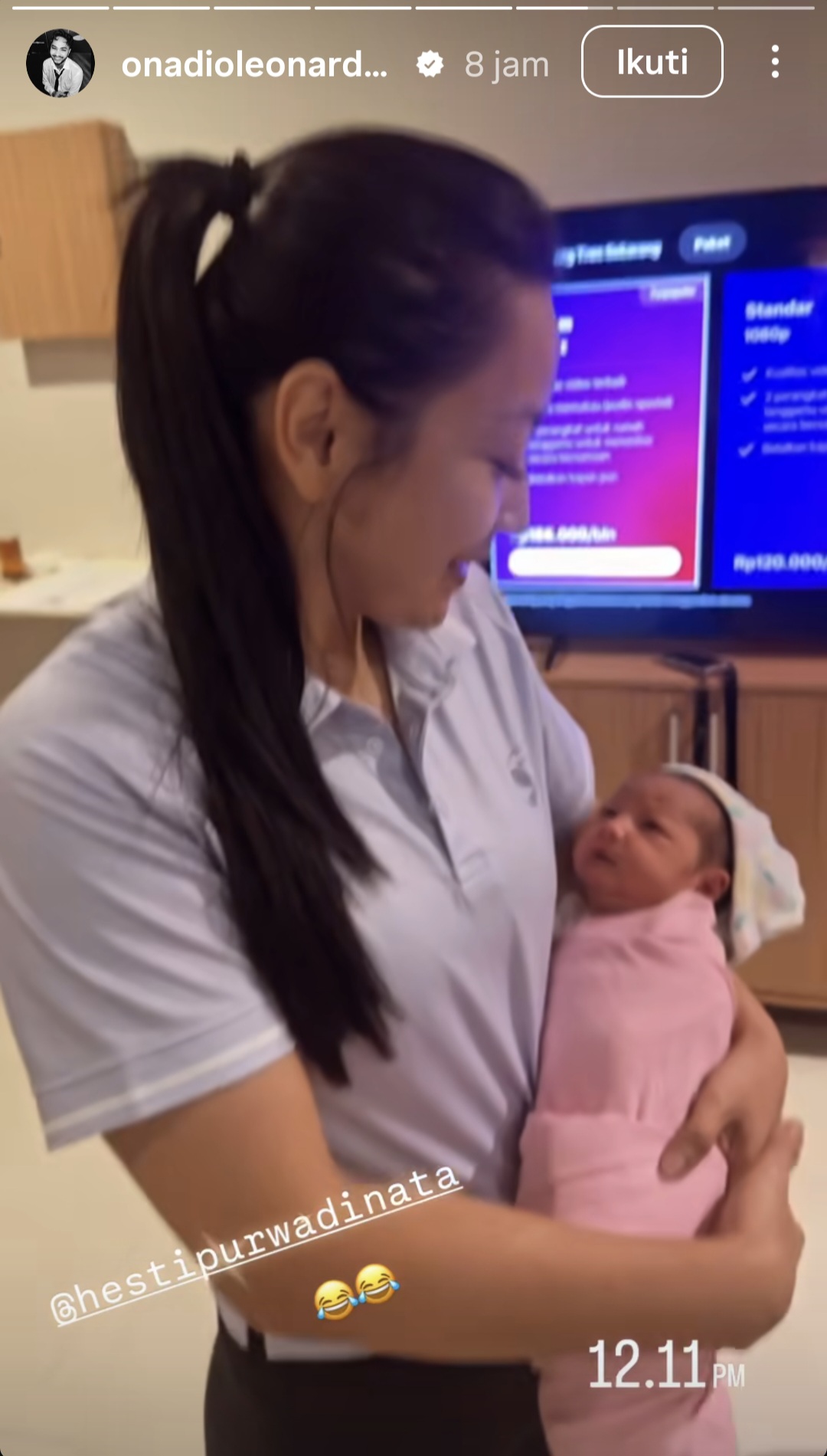 Selamat, Onadio Leonardo dan Beby Prisillia Dikaruniai Anak Kedua