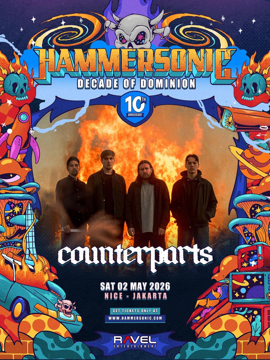 Band Melodic Hardcore Counterparts Gabung Line-Up Hammersonic 2026