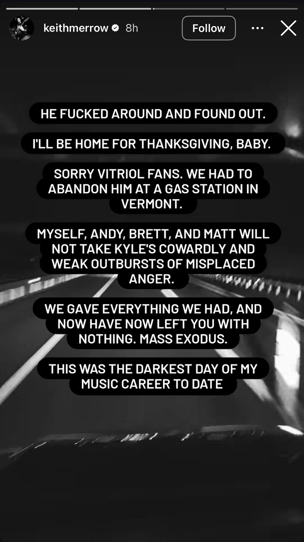 Berantem di Jalan, Band Metal Ini Tinggalkan Vokalis di Pom Bensin