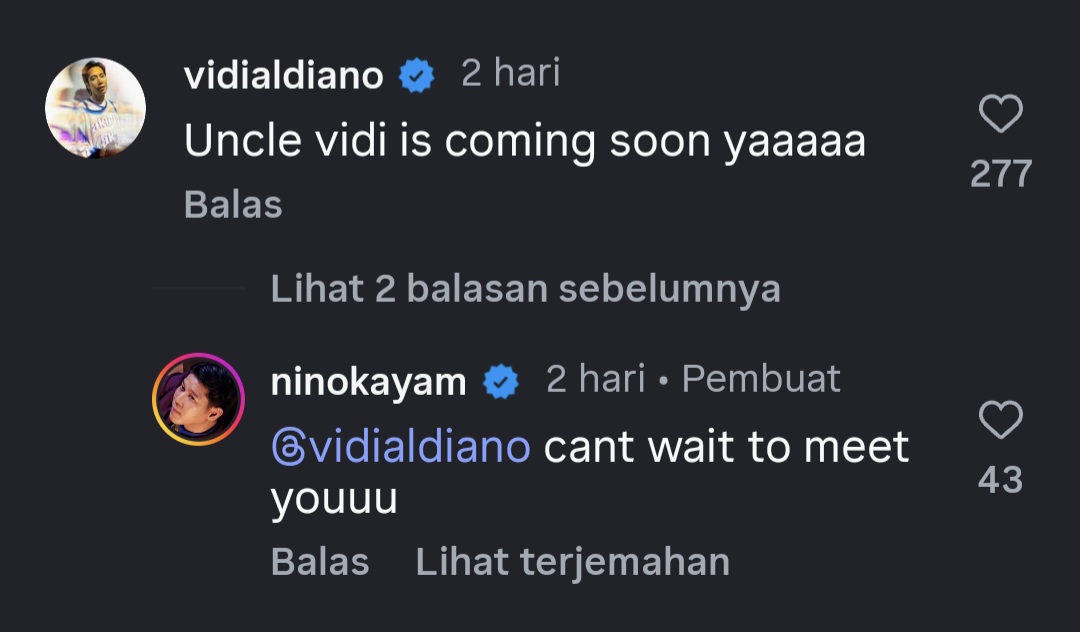 Nino RAN Sambut Kelahiran Putri Pertama, Komentar Vidi Aldiano Jadi Sorotan