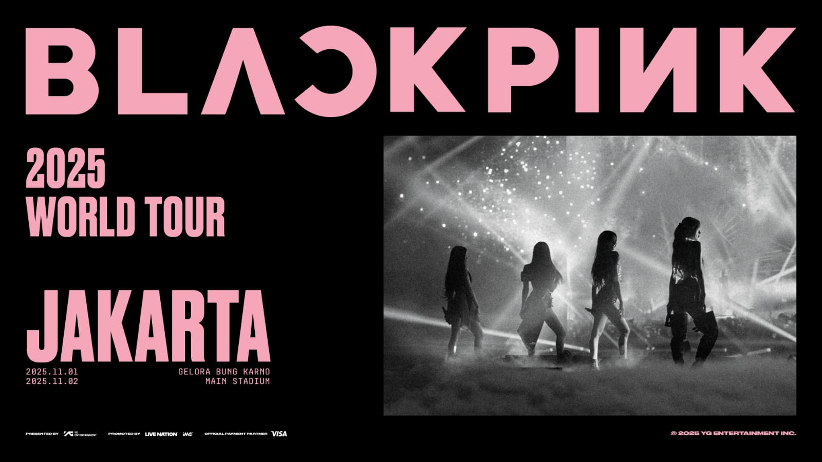 Konser Internasional di Jakarta Sepanjang Tahun 2025, Linkin Park hingga Blackpink