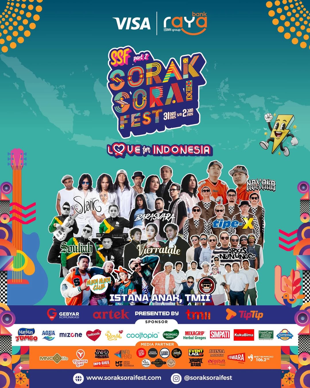 5 Konser Musik Seru di Jakarta untuk Rayakan Tahun Baru 2026