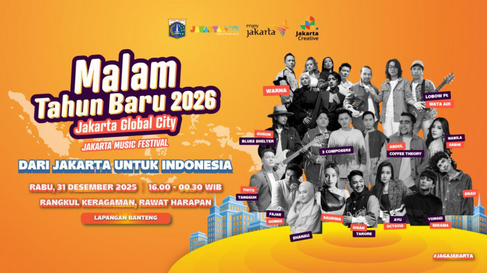 Tanpa Kembang Api, Ini Rangkaian Acara Malam Tahun Baru Gratis di Jakarta