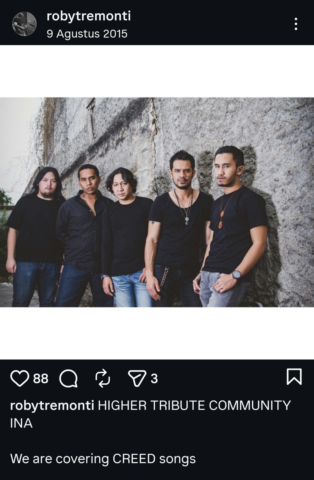 Dibahas Aurélie Moeremans di Buku, Roby Tremonti Terobsesi Mark Tremonti Gitaris Creed?