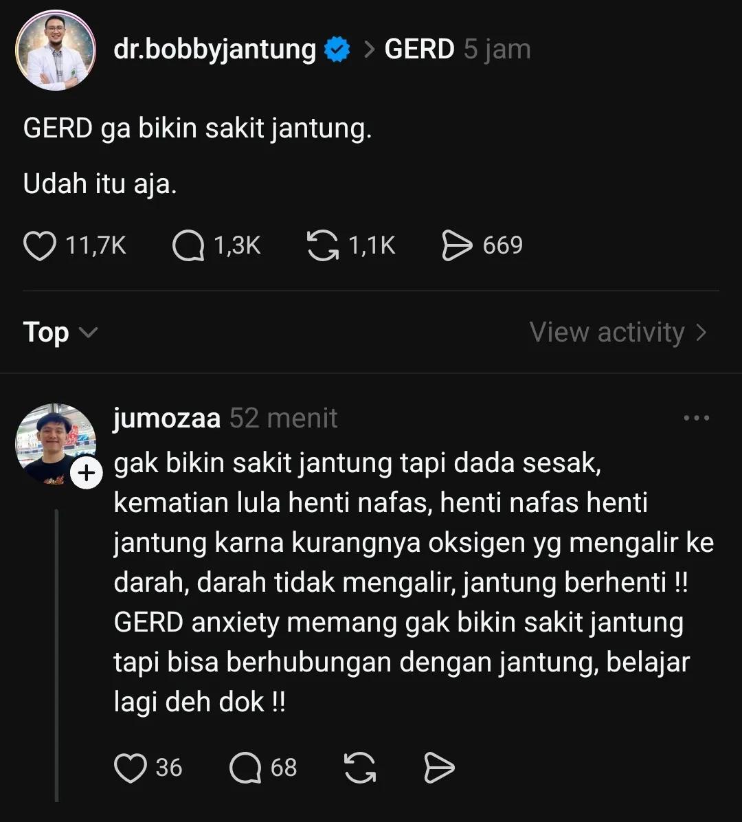 Dokter Tirta Emosi, Warganet Sotoy Kritik Pernyataan Dokter Spesialis Jantung Terkait GERD