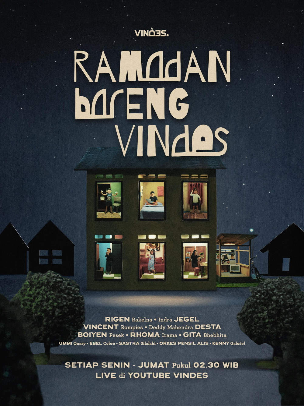 Vindes Umumkan Rangkaian Acara Ramadan 2026: Ada Rhoma Irama di Program Sahur