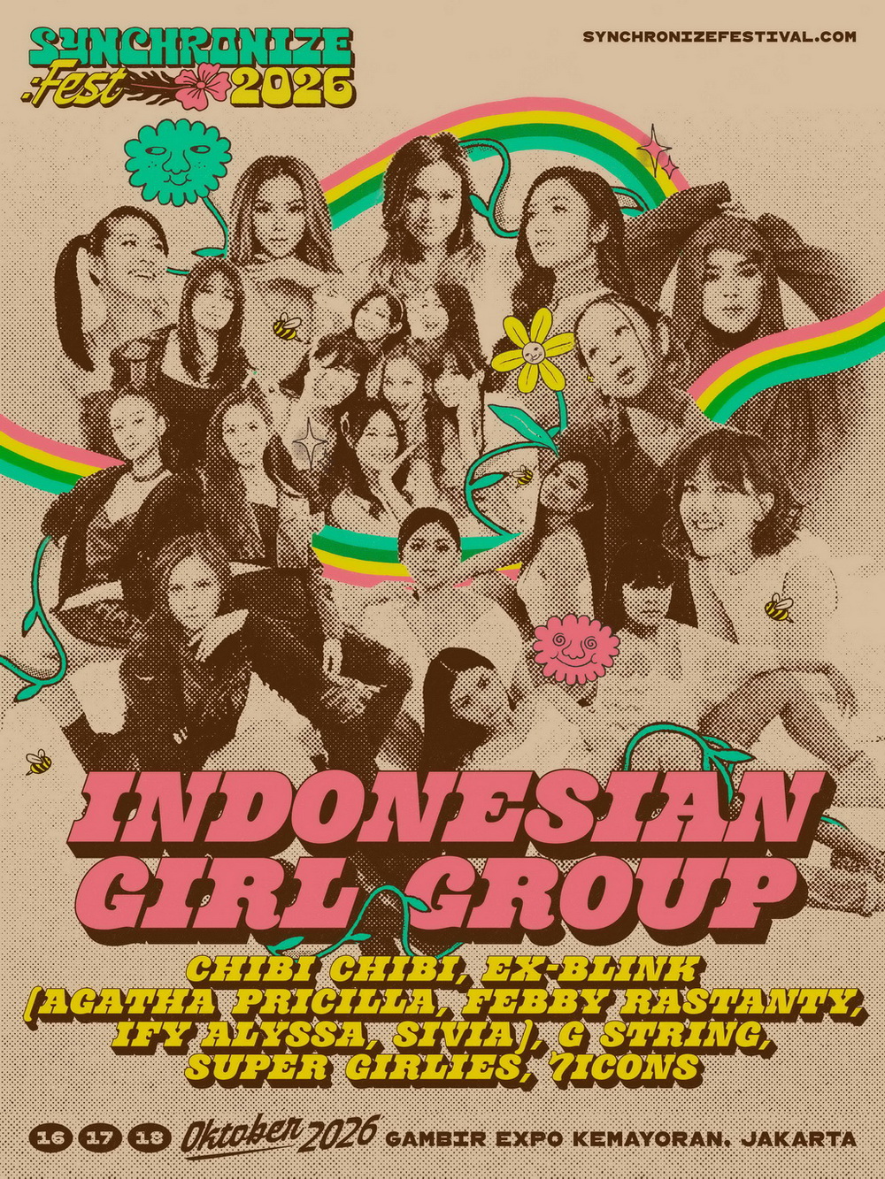 Synchronize Fest 2026 Umumkan Line Up Fase 1, Ada Hindia hingga Reality Club x Phum Viphurit