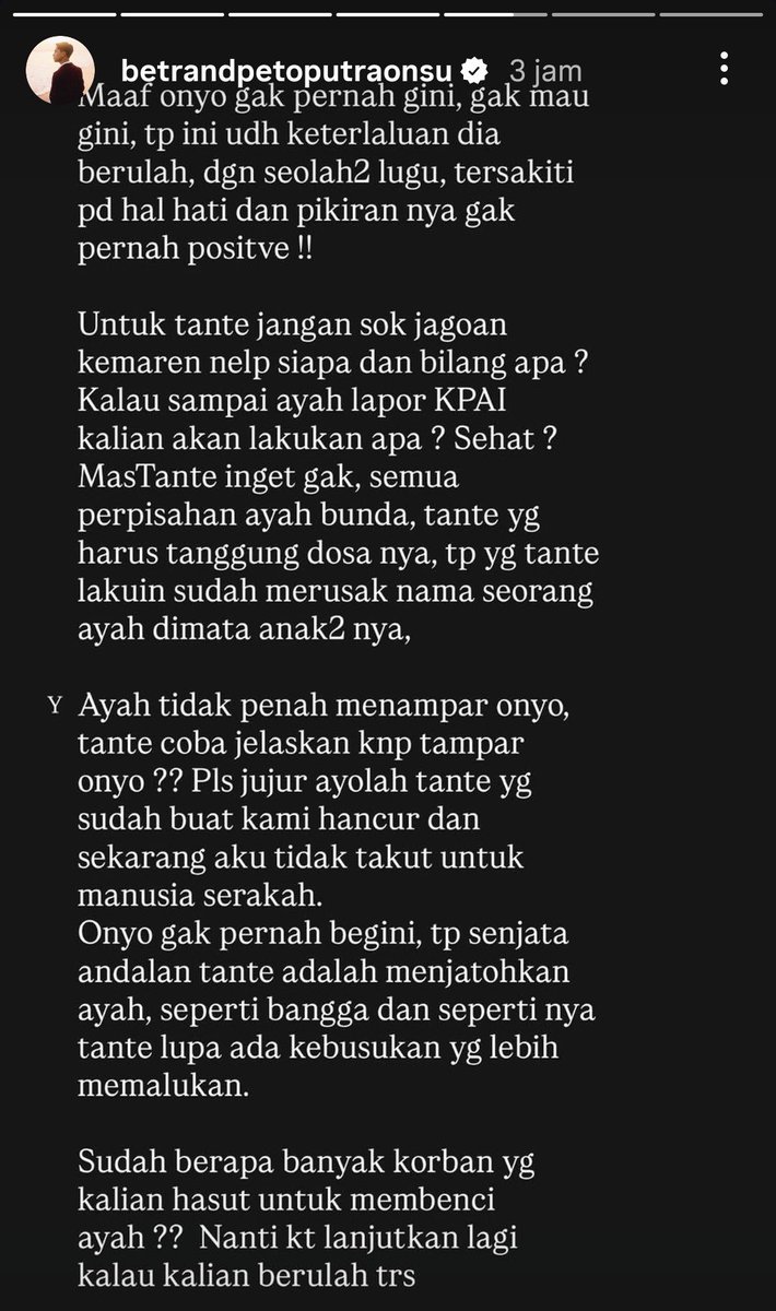 Betrand Peto Ungkap Alasan Bela Ruben Onsu, Singgung Sosok Perusak Hubungan