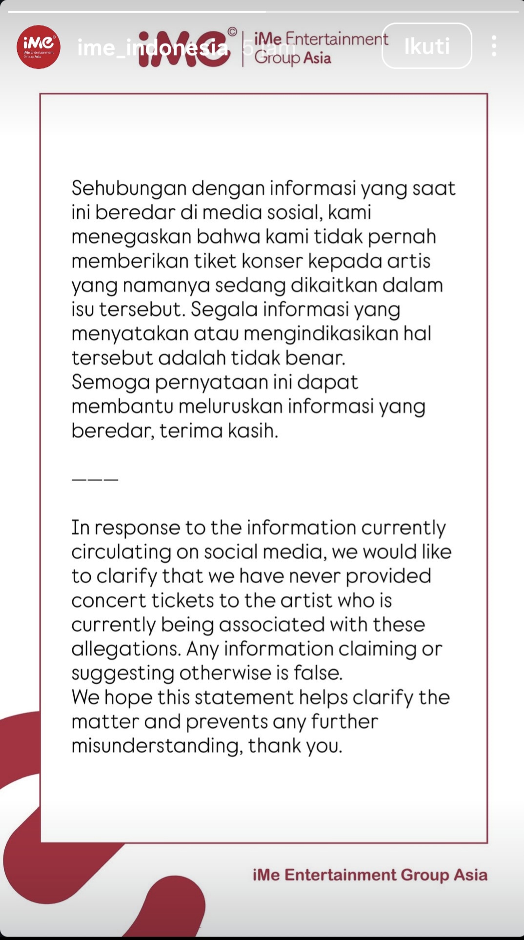 Ramai Isu Jalur Orang Dalam, Promotor Konser BTS Jakarta Angkat Bicara