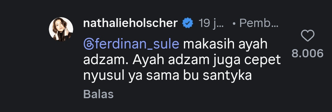 Nathalie Holscher Menikah Lagi, Sule Beri Doa dan Titip Adzam