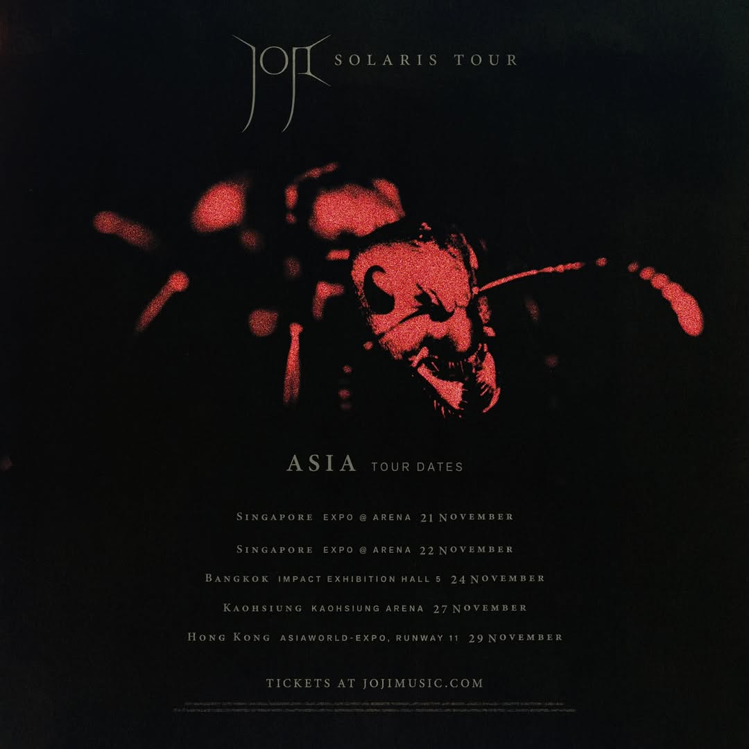 Joji Gelar Tur Konser Asia 2026, Mampir ke Indonesia?