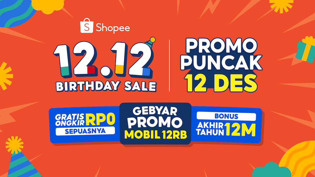 Spesial di Puncak Shopee 12.12 Birthday Sale! Ada Flash Sale Exclusive di Shopee Live hingga TV Show Bersama JKT48