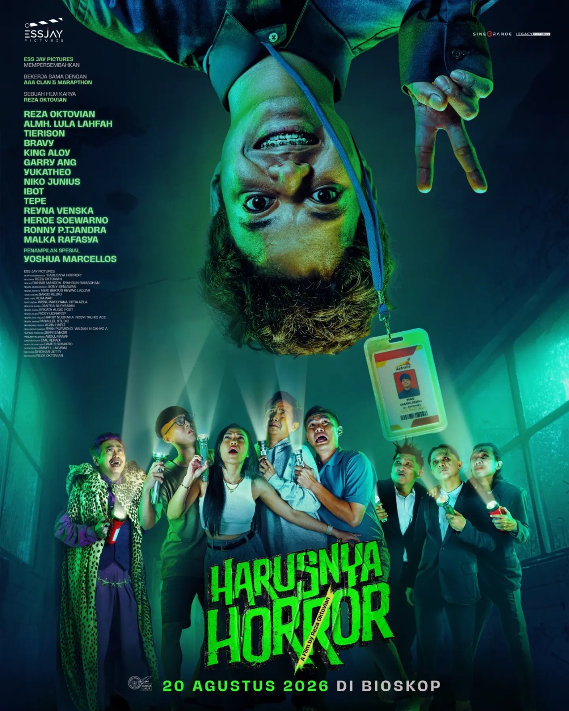 Reza Arap Sengaja Tak Pasang Foto Tepe di Poster Film Harusnya Horor, Ini Alasannya