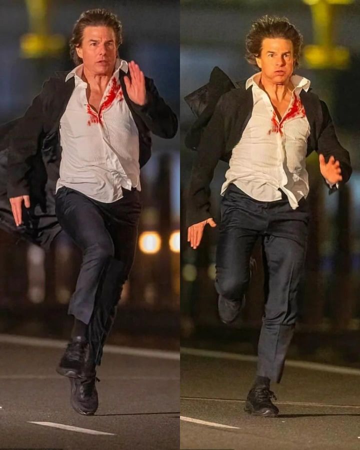 Viral Tom Cruise Berdarah-darah di Jalanan Kota London