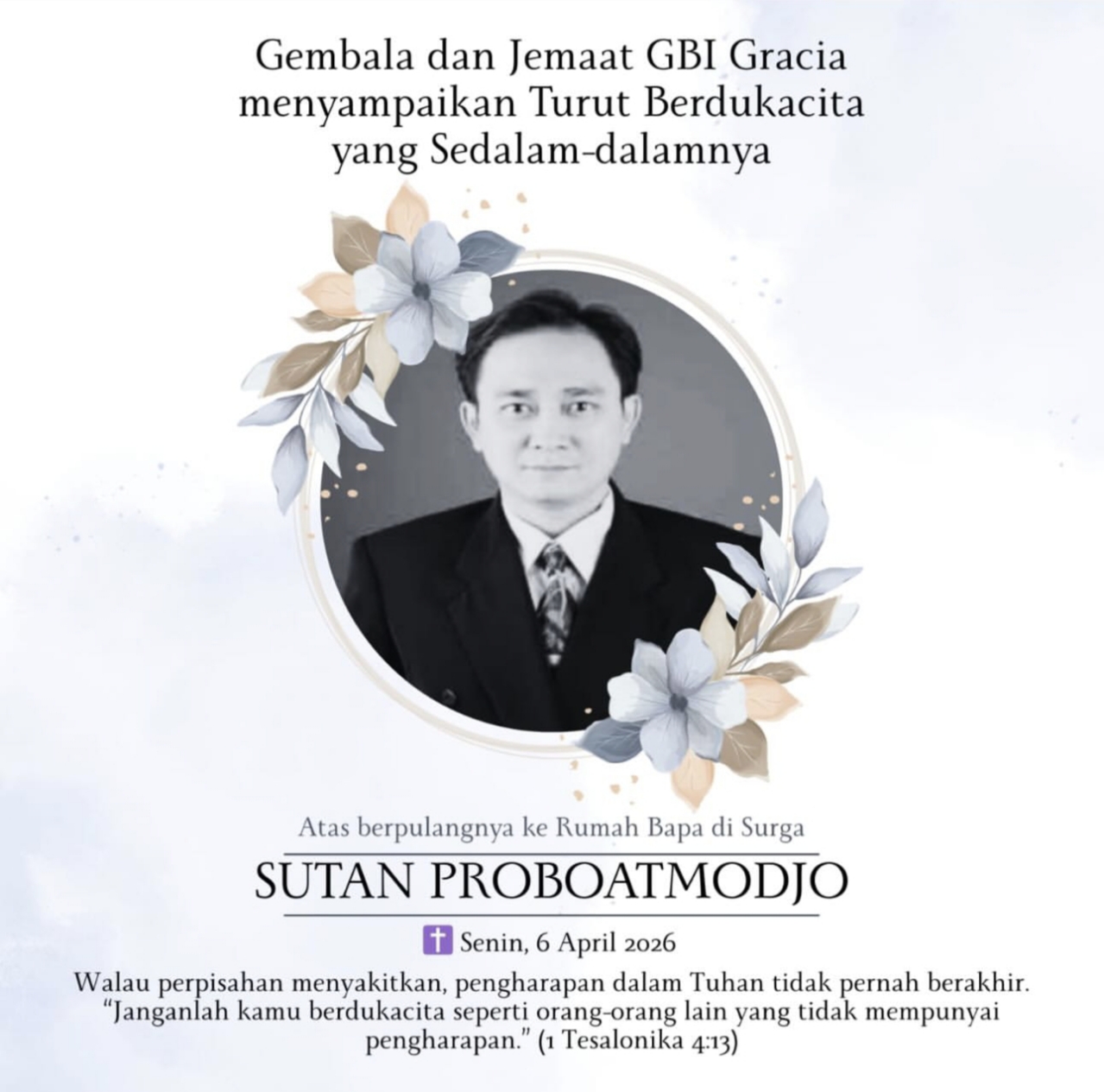 Ayah Bio One Meninggal Dunia