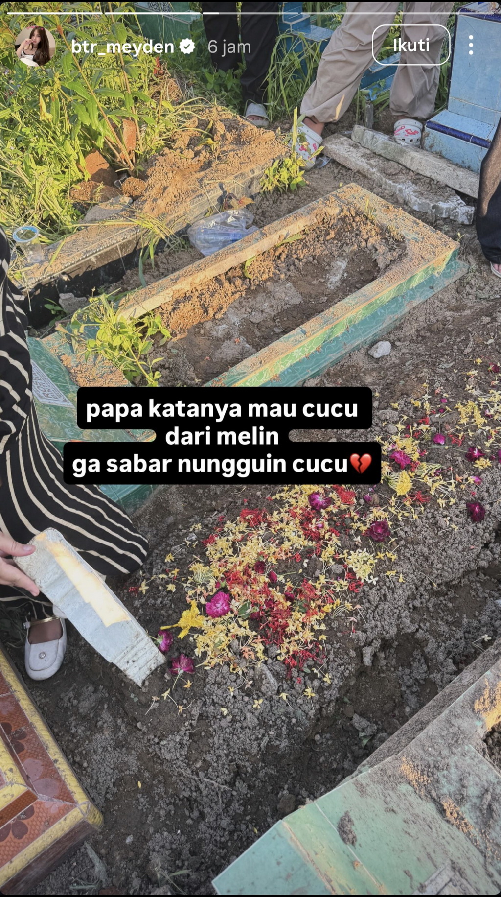 Ayah Meyden Meninggal Dunia, Tak Keburu Lihat Kelahiran Cucu