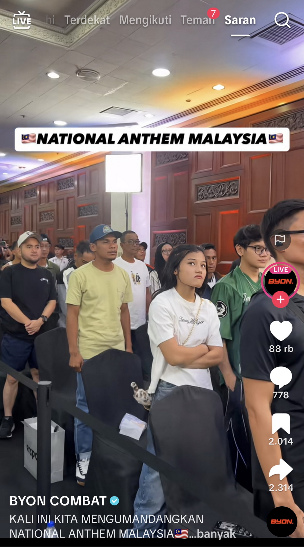 Dianggap Tak Hormati Lagu Kebangsaan Malaysia, Adik Davina Karamoy Minta Maaf