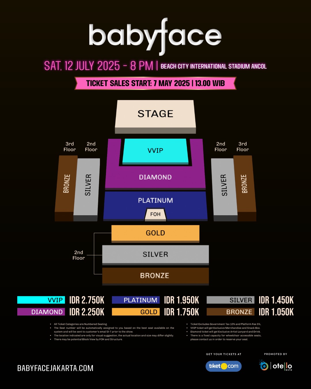 Babyface Siap Guncang Jakarta Lewat Konser Spesial Setelah 15 Tahun