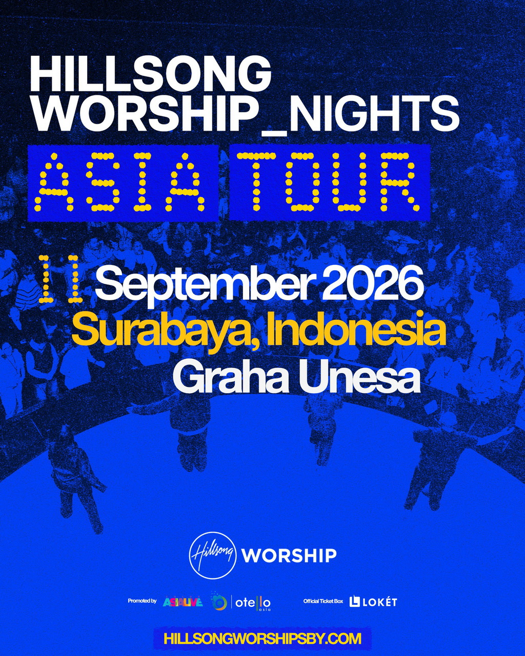 Hillsong Worship Siap Gelar Konser Perdana di Surabaya