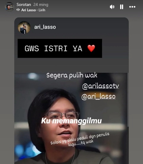 Ari Lasso Ungkap Cerita Pencipta Lagu BCL Pinjam Uang untuk Biaya Pengobatan Istri