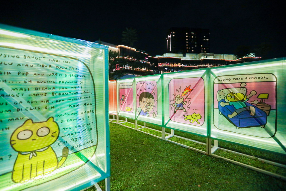 Rayakan 10 Tahun Berkarya, Komik Tahilalats Hadirkan Instalasi Spesial