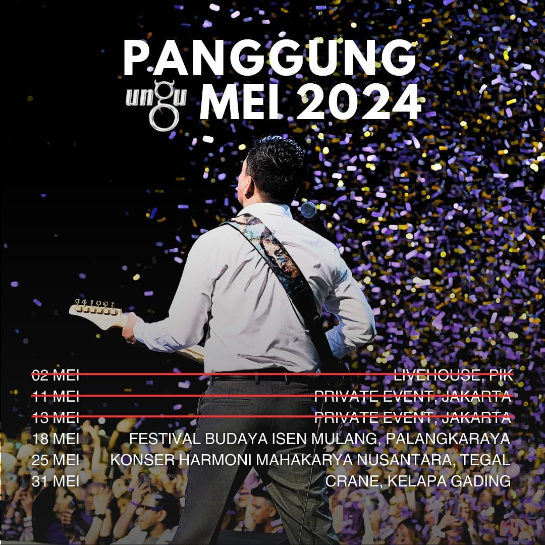 Ungu Selalu Antusias Gelar Konser Intim dengan Penggemar