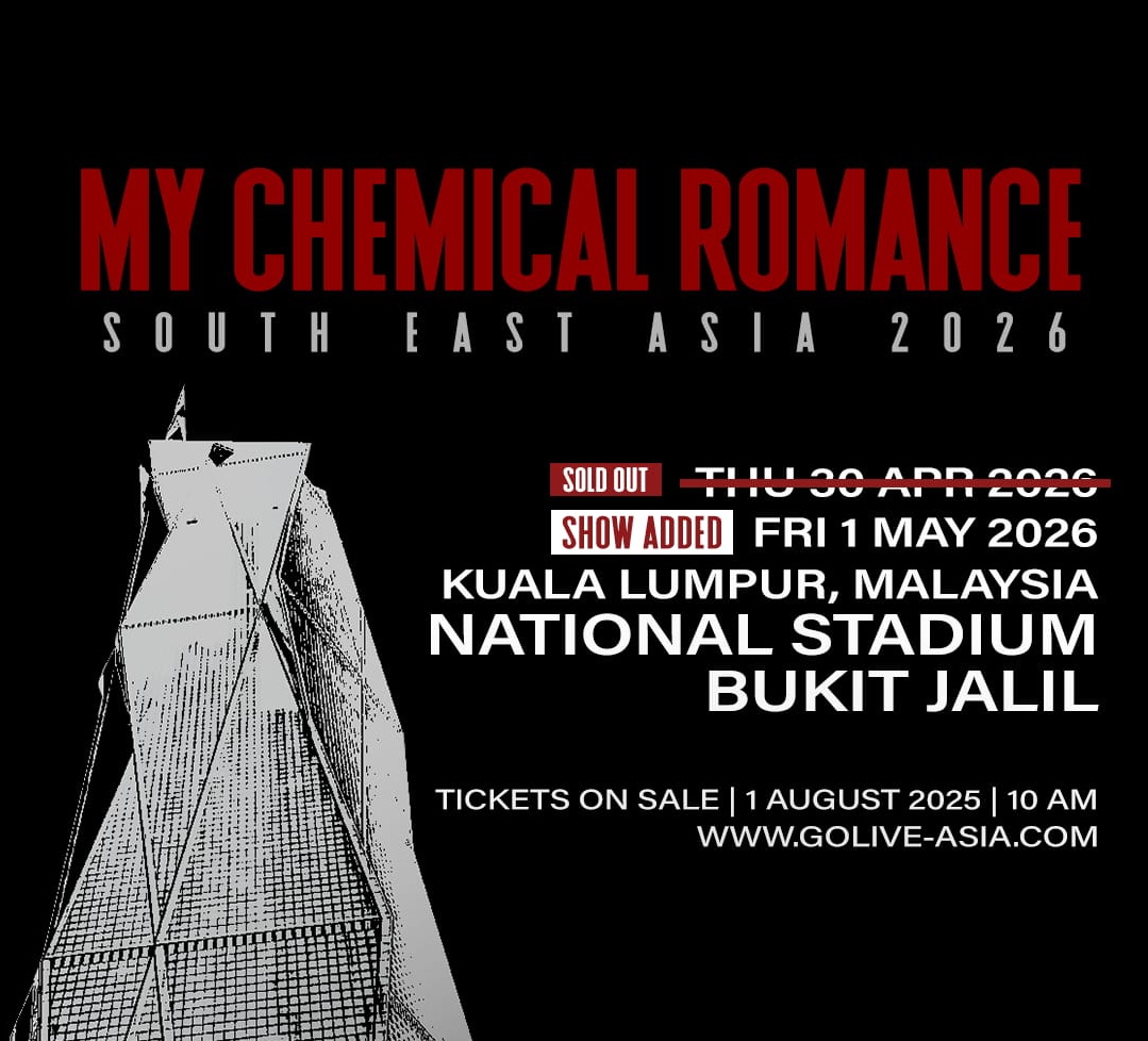 My Chemical Romance Konser Dua Hari di Malaysia Sebelum ke Indonesia