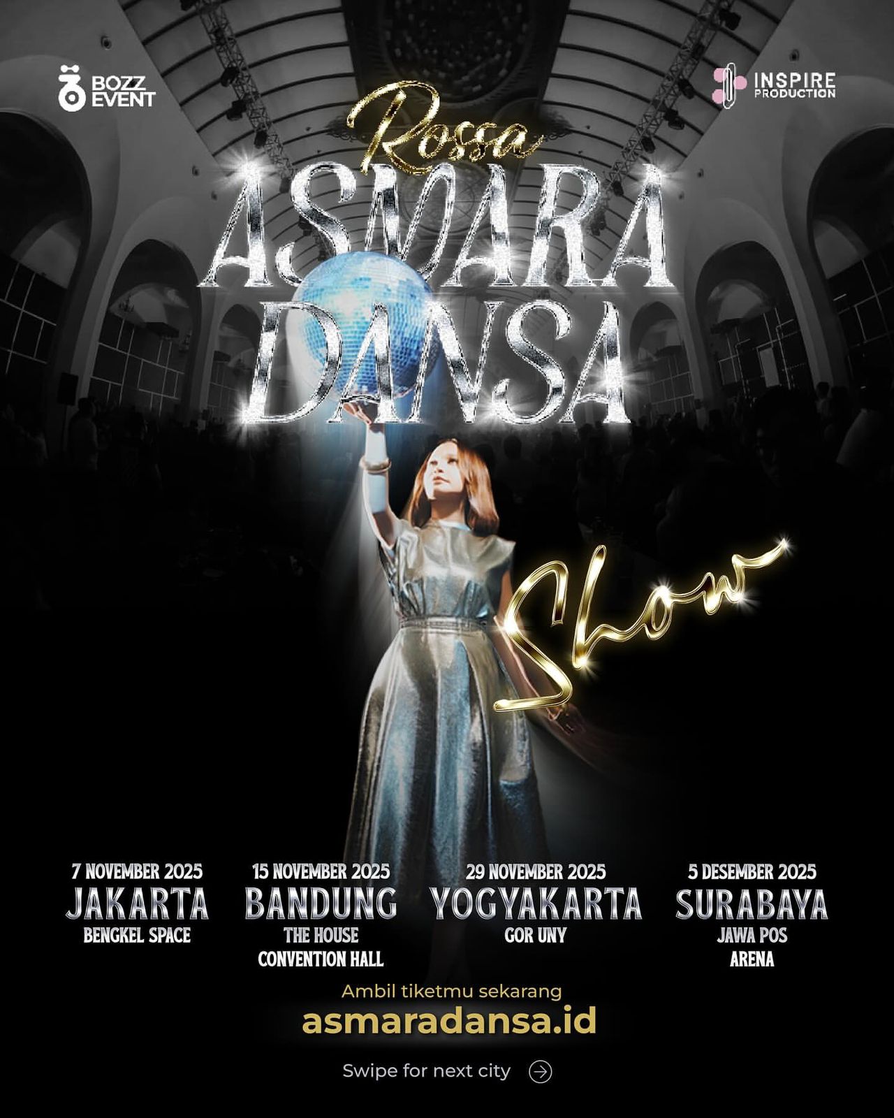 Rayakan Album Baru, Rossa Gelar Konser di Empat Kota