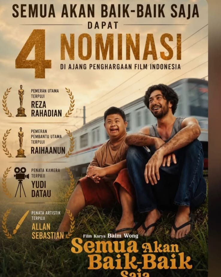 Film Baim Wong Borong 4 Nominasi FFB, Reza Rahadian dan Raihaanun Masuk Daftar