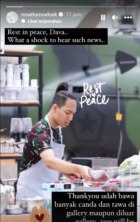 Dava MCI 7 Meninggal Dunia, Para Juri MasterChef Indonesia Tulis Pesan Menyentuh