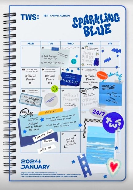 Grup K-pop Baru TWS Bakal RIlis Album Debut <i>Sparkling Blue</i> pada 22 Januari