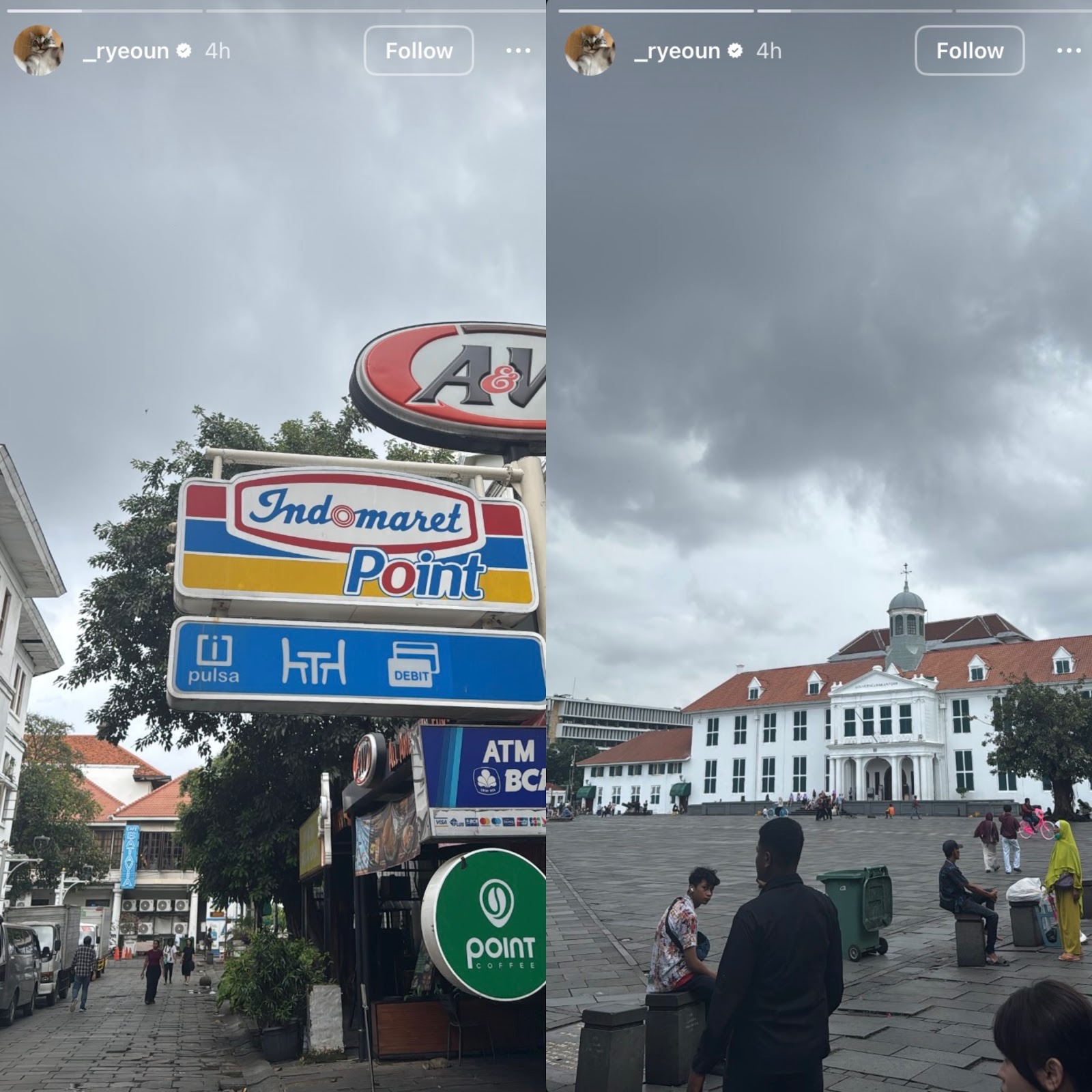 Ryeo Un Pamer Foto di Kota Tua Jakarta, Syuting Bareng Lisa Blackpink?