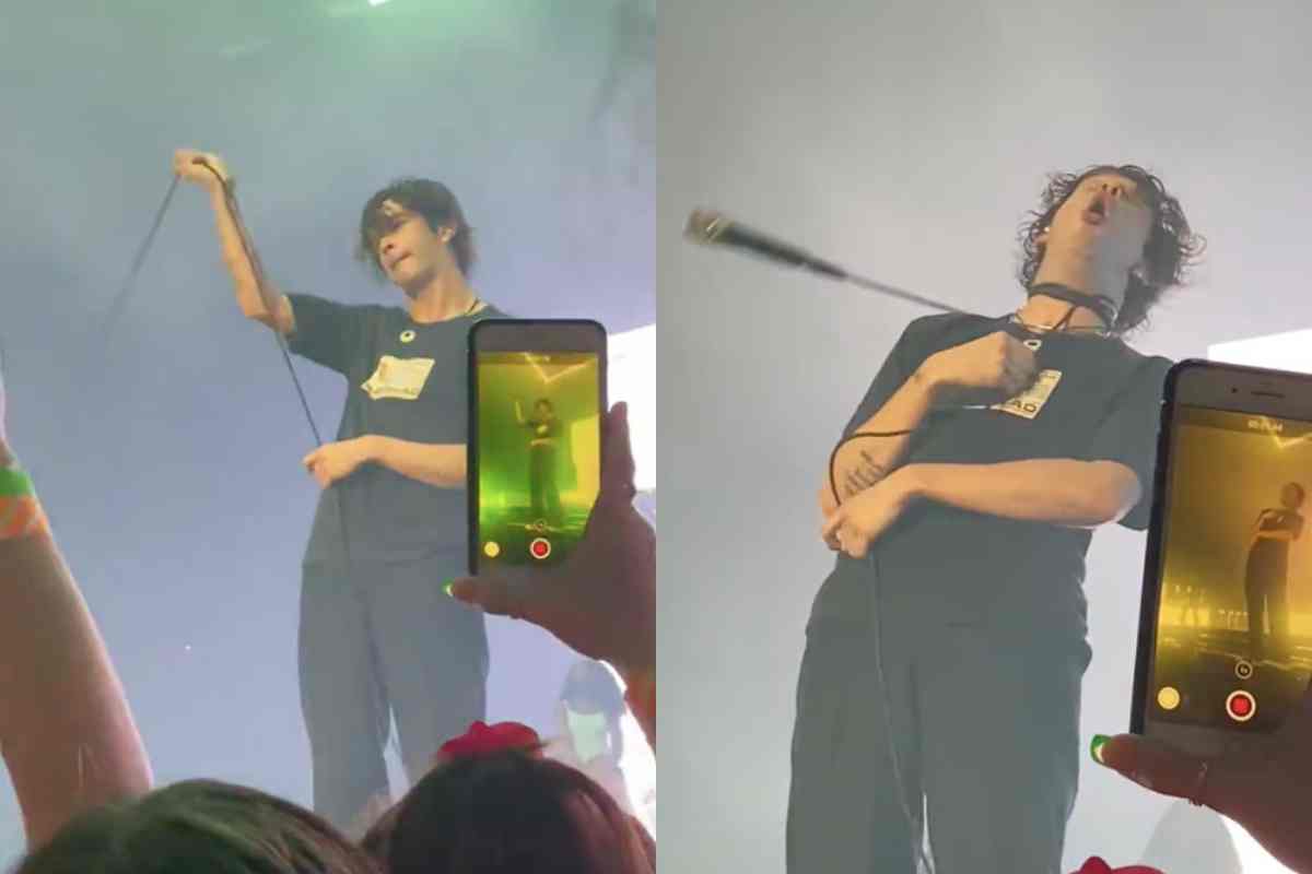 Viral, Matty Healy Nyaris Celaka Gegara Terlilit Kabel Mikrofon Sendiri