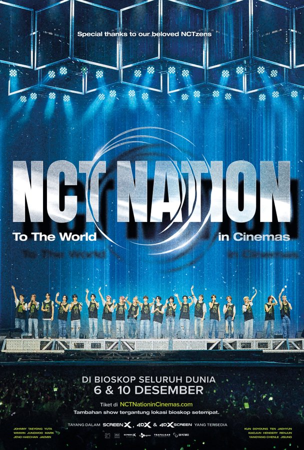 NCT Rilis Film NCT NATION : To The World in Cinemas, Ini Jadwal Tayangnya