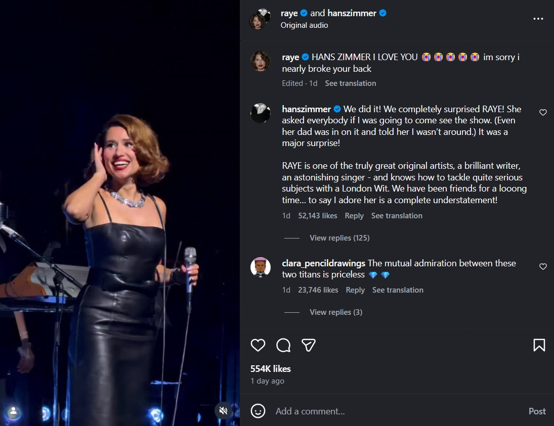 Hans Zimmer Ternyata Nge-Fans Sama Raye