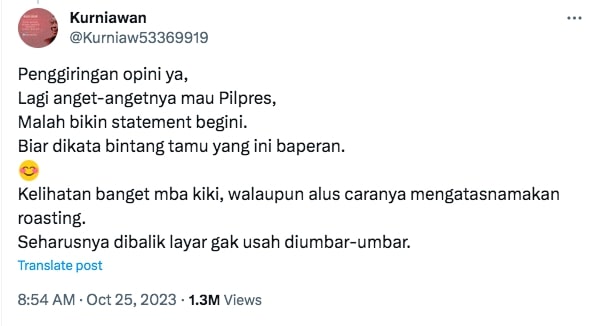 Curhat Kapok <i>Roasting</i> Ganjar, Kiky Saputri Dituding Buzzer hingga Kena <i>Body Shaming</i>