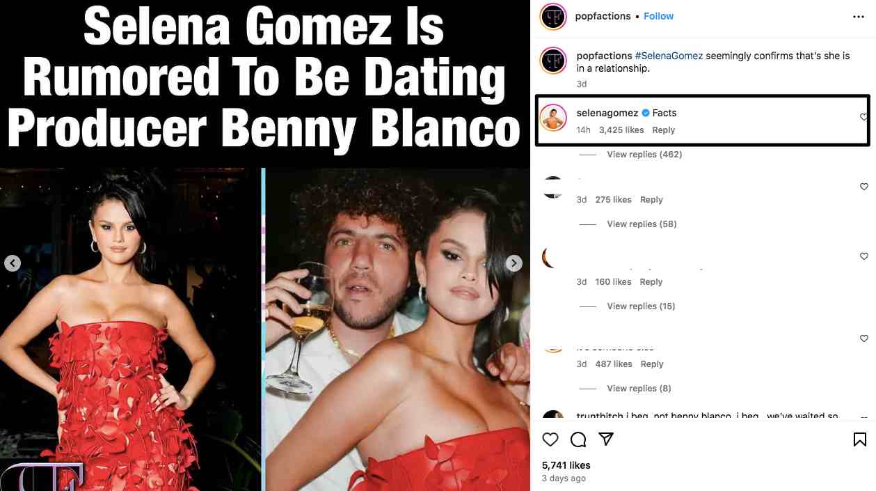 Unggah Foto Mesra, Selena Gomez Konfirmasi Pacaran dengan Benny Blanco?