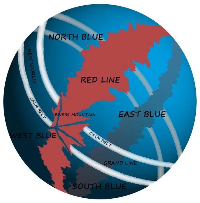 Mengenal Empat Peta Dunia One Piece, Ini Perbedaannya