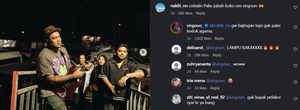 Virgoun Diduga Sindir Inara Rusli dan Insanul Fahmi, Netizen Ingatkan Masa Lalu: Sama Aja Lu Mah!