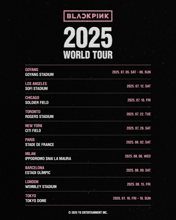 BLACKPINK Umumkan Jadwal Tur Dunia 2025, Ada Indonesia?