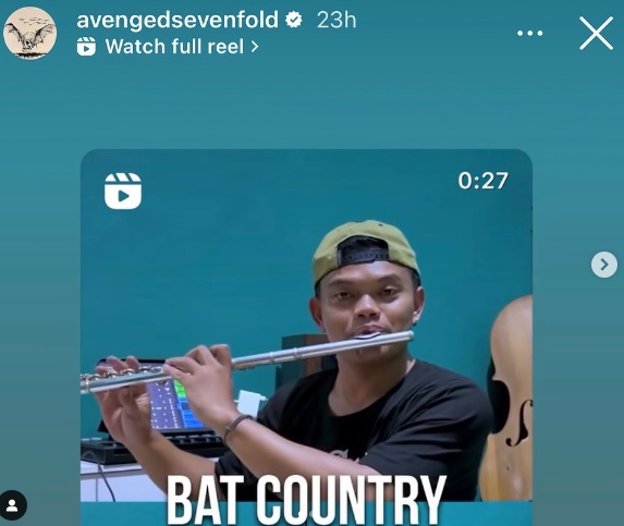 Keren! Musisi Muda Ini Aransemen Lagu Bat Country dengan Musik Keroncong Sampai Direpost Avenged Sevenfold