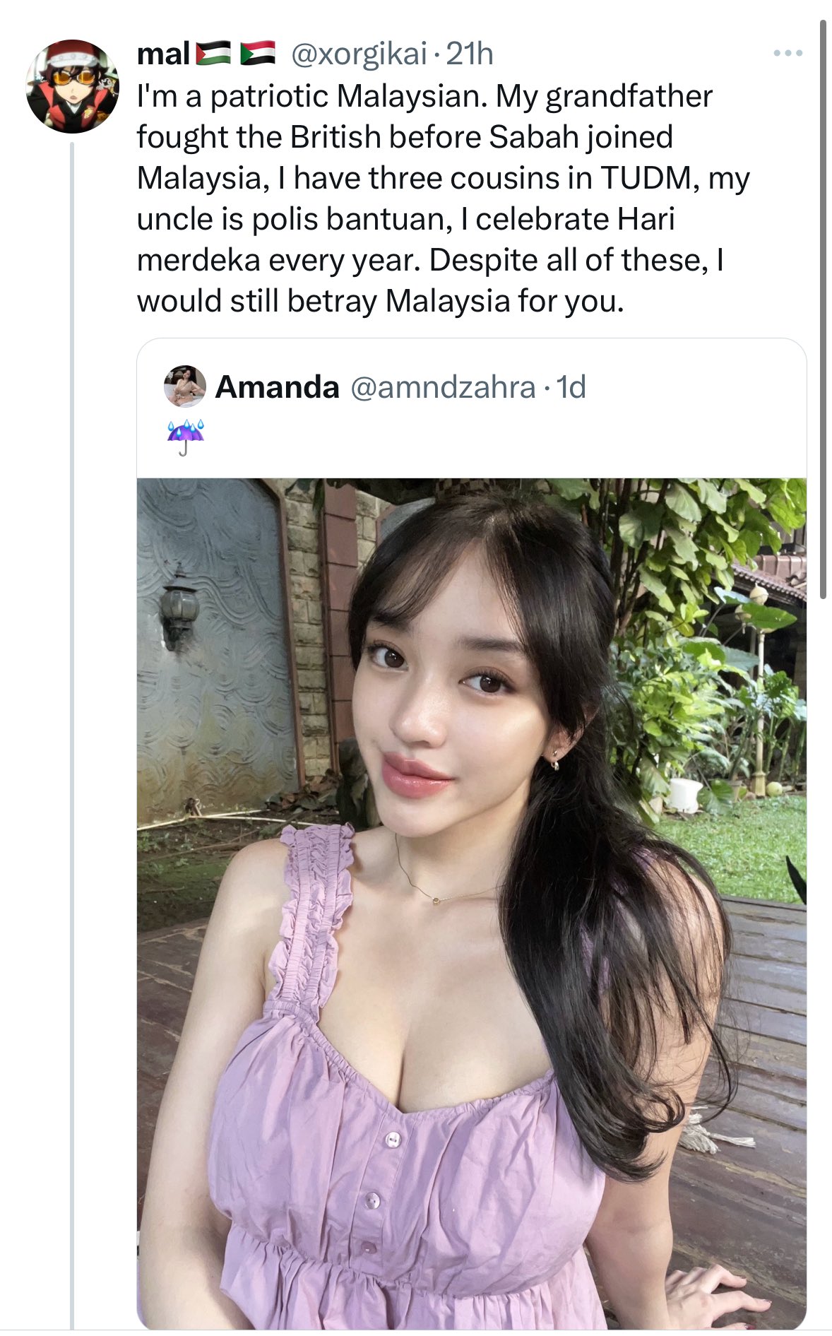 Warga Malaysia Rela Berpaling Demi Amanda Zahra