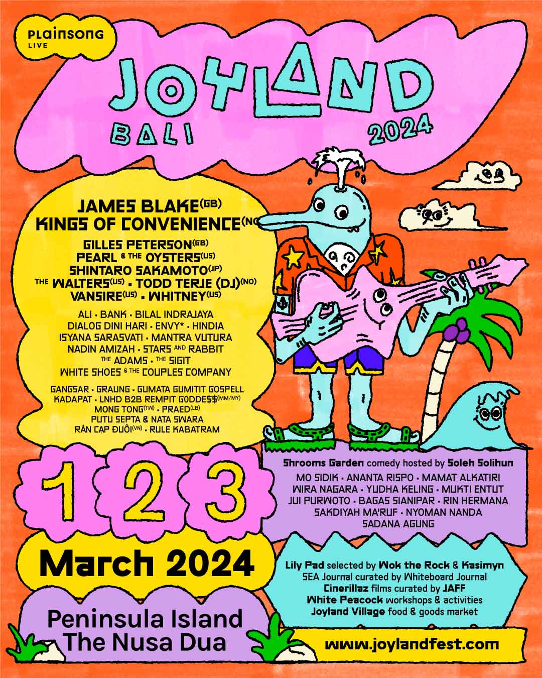 James Blake Meriahkan Joyland Bali 2024