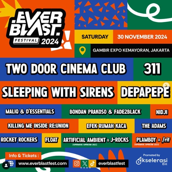 Deretan Konser dan Festival Musik di Bulan November 2024