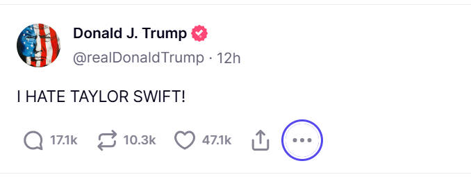 Donald Trump: Saya Benci Taylor Swift!