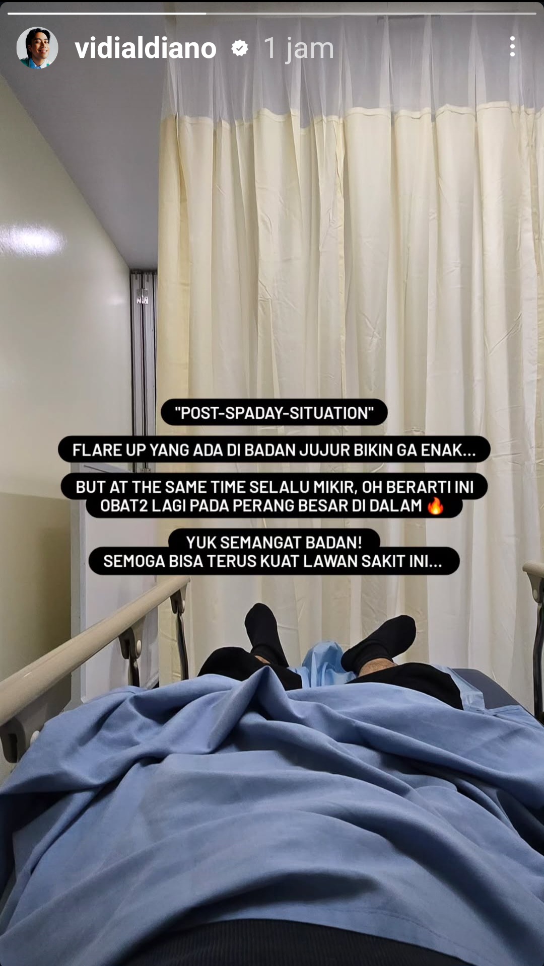 Jalani Pengobatan Kanker, Vidi Aldiano: Semoga Bisa Terus Kuat…
