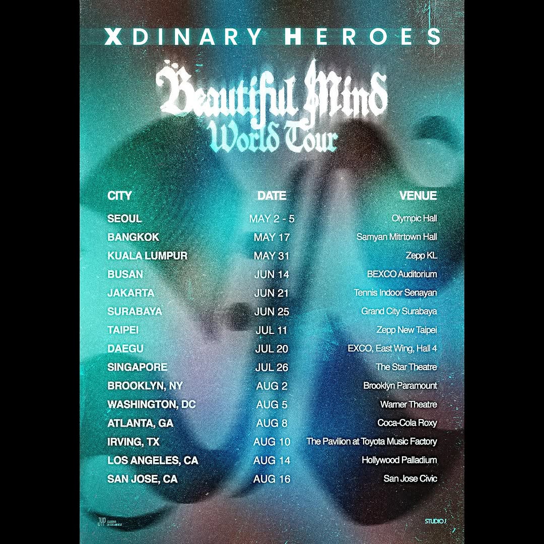 Band Rock asal Korea Selatan Xdinary Heroes akan Konser di Jakarta dan Surabaya