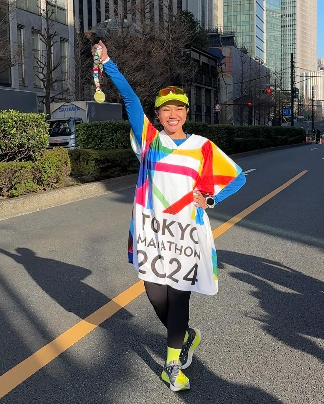 Yura Yunita Berhasil Capai 42 Kilometer di Tokyo Marathon